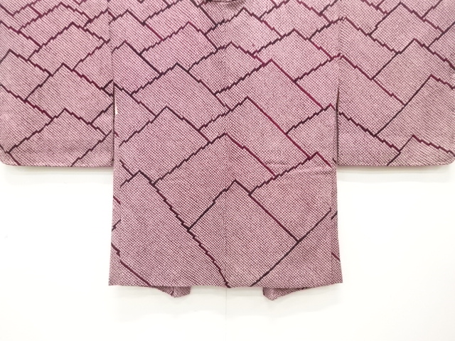 きぬたや謹製　本総絞り　幾何学模様　絵羽織